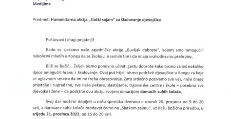 FKG Visoko – Humanitarna akcija – Slatki sajam FKG Visoko – Humanitarna akcija – Slatki sajam